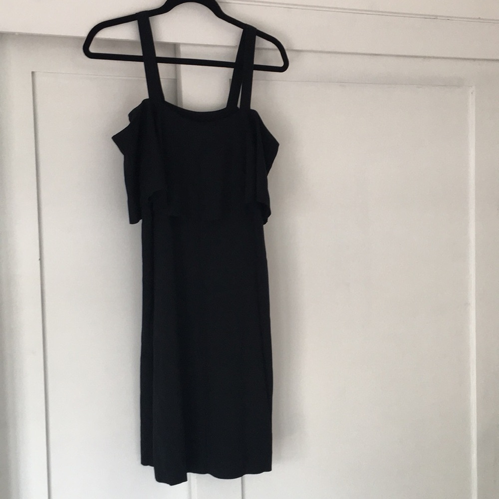 Black off shoulder LBD, Anthropolgie, size Small